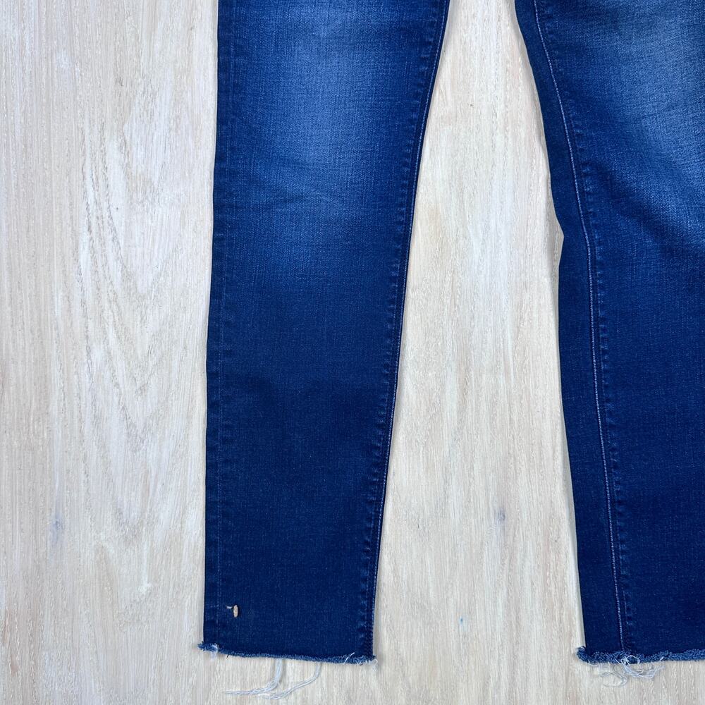Hudson Nico Super Skinny Mid Rise Blue Dark Wash Casual Denim Jeans Women's 26 - Picture 4 of 16